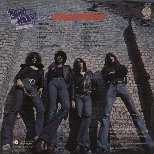 Thin Lizzy Fighting - 1st - EX UK vinyl LP album (LP record
